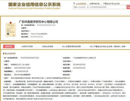 轉(zhuǎn)讓嶺南醫(yī)學研究院公司 專業(yè)信息咨詢服務優(yōu)質(zhì)資源